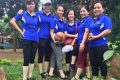 Gv trường THCS Cao Bá Quát tham gia hội thao bóng chuyền chào mừng ngày 20/10/2018 do xã tổ chức